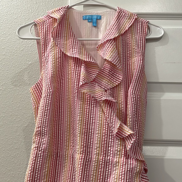 EUC Draper James Reba Flutter wrap dress - Picture 4 of 10